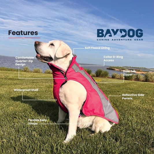 BayDog Saginaw Fleece 2.0 Dog Coat - Happy Hounds Pet Supply