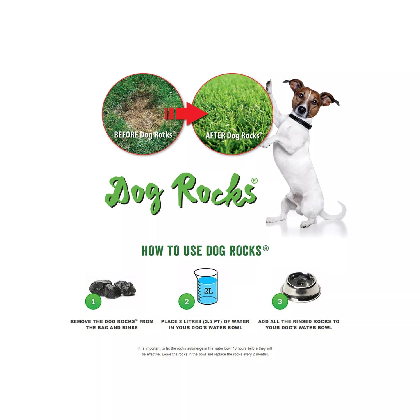 Dog Rocks Lawn Rescue - Happy Hounds Pet Supply