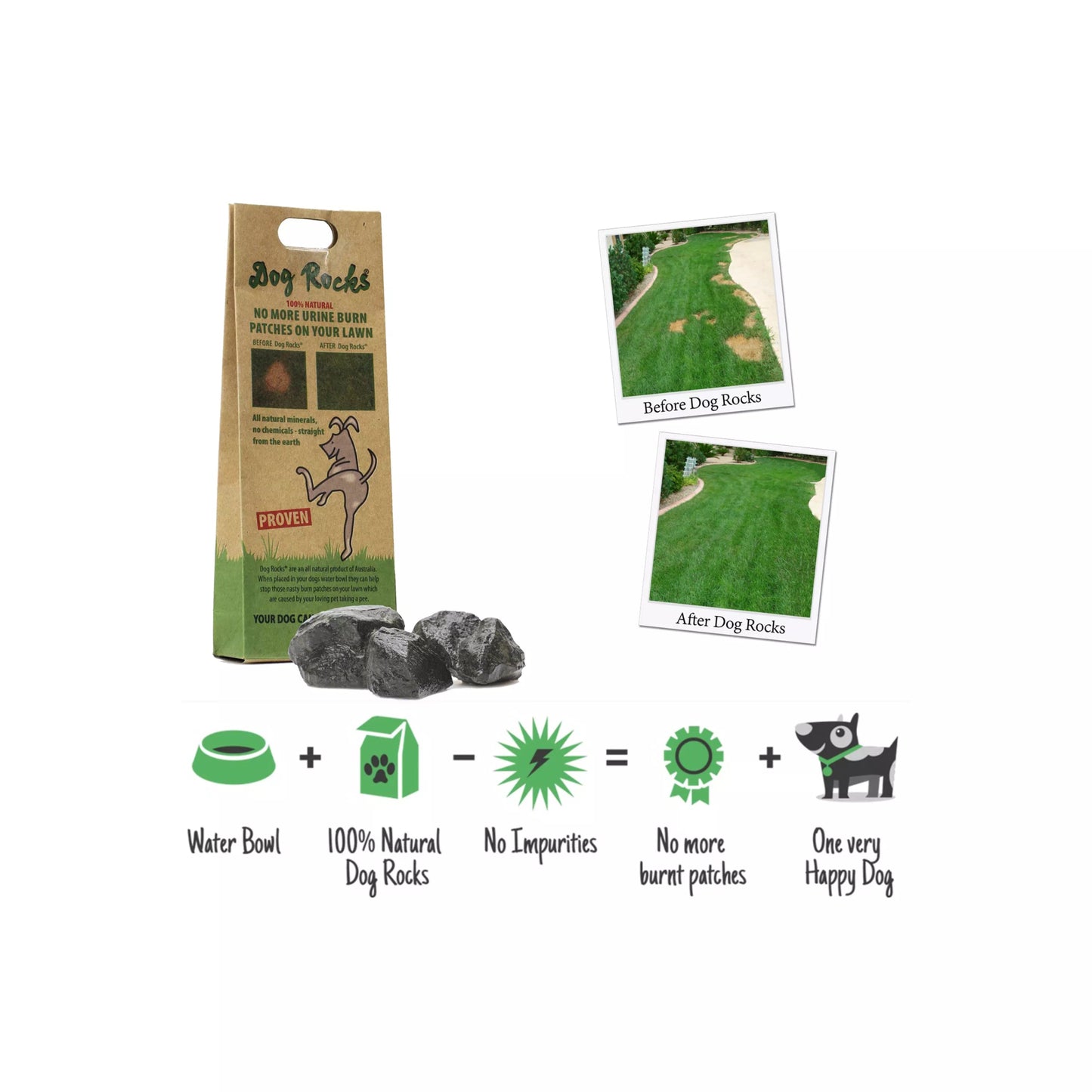 Dog Rocks Lawn Rescue - Happy Hounds Pet Supply