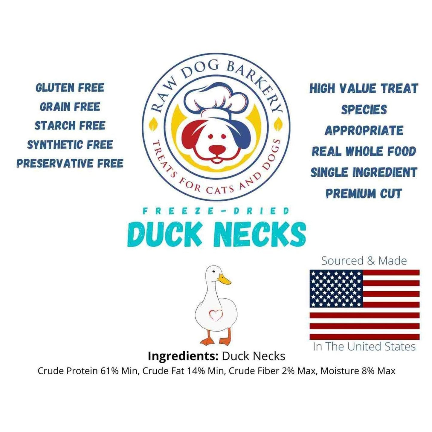 Duck Necks - Happy Hounds Pet Supply