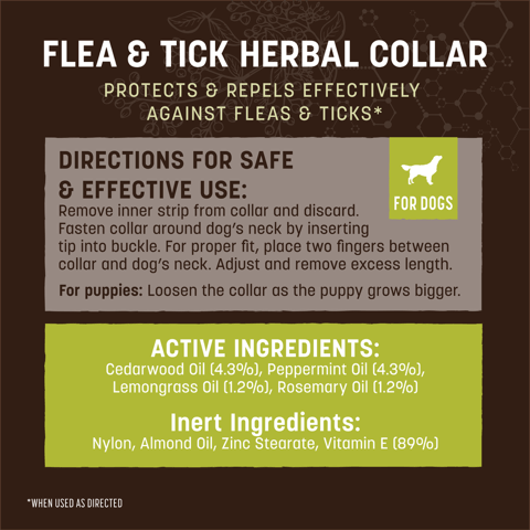 Earth Animal Nature's Protection Herbal Flea and Tick Collar - Happy Hounds Pet Supply