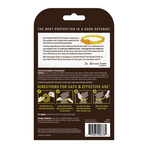 Earth Animal Nature's Protection Herbal Flea and Tick Collar - Happy Hounds Pet Supply