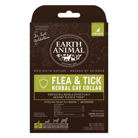 Earth Animal Nature's Protection Herbal Flea and Tick Collar - Happy Hounds Pet Supply