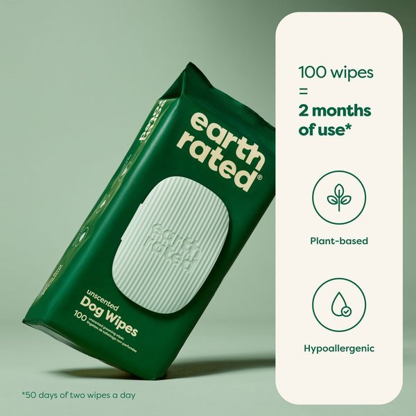 Earth Rated Pet Wipes - Happy Hounds Pet Supply