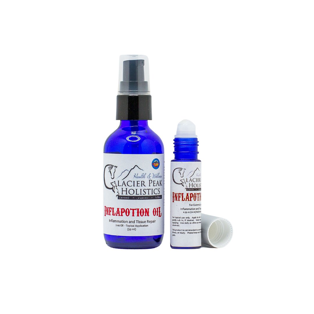 Glacier Peak Holistics Inflapotion Oil and Refill Set - Happy Hounds Pet Supply