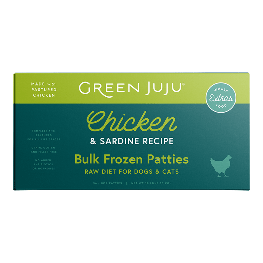 Green Juju Frozen Raw Food EXTRAS - Happy Hounds Pet Supply