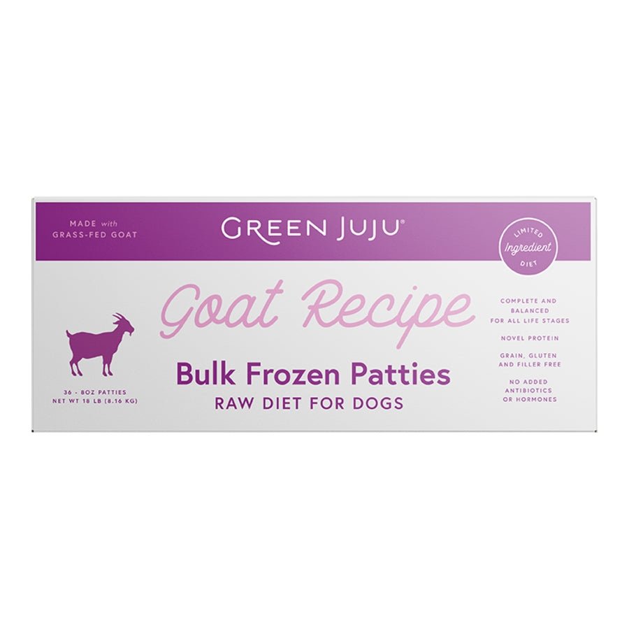 Green Juju Frozen Raw Patties - Happy Hounds Pet Supply