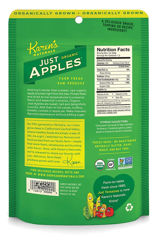 Karen's Naturals - Organic Freeze Dried Human Grade Fruits - Happy Hounds Pet Supply