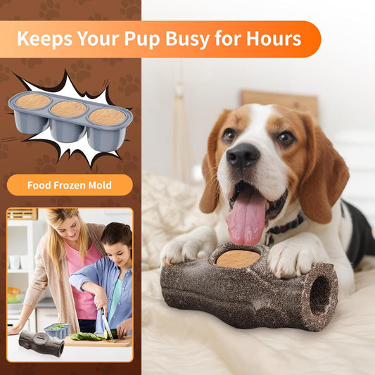 Log Shaped Treat Stuffer - Happy Hounds Pet Supply