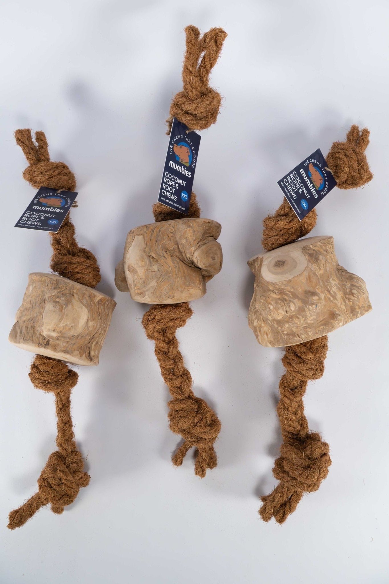 Mumbies Coconut Rope & Root Chew - Happy Hounds Pet Supply