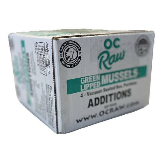 OC Raw Additions Frozen Green Lipped Mussels - Happy Hounds Pet Supply