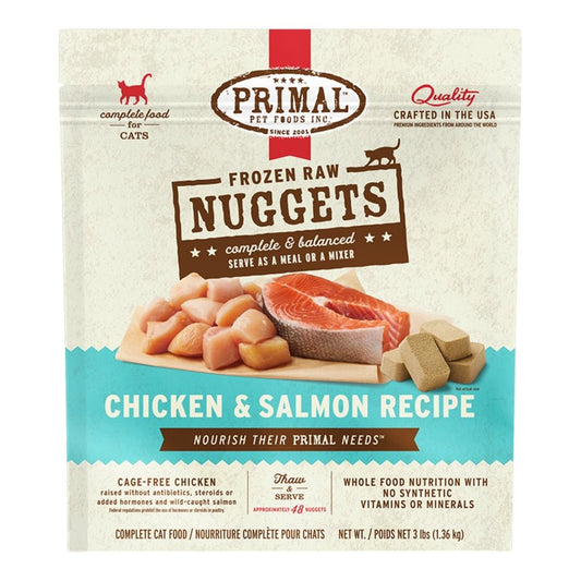 Primal Feline Raw Frozen Nuggets - Happy Hounds Pet Supply