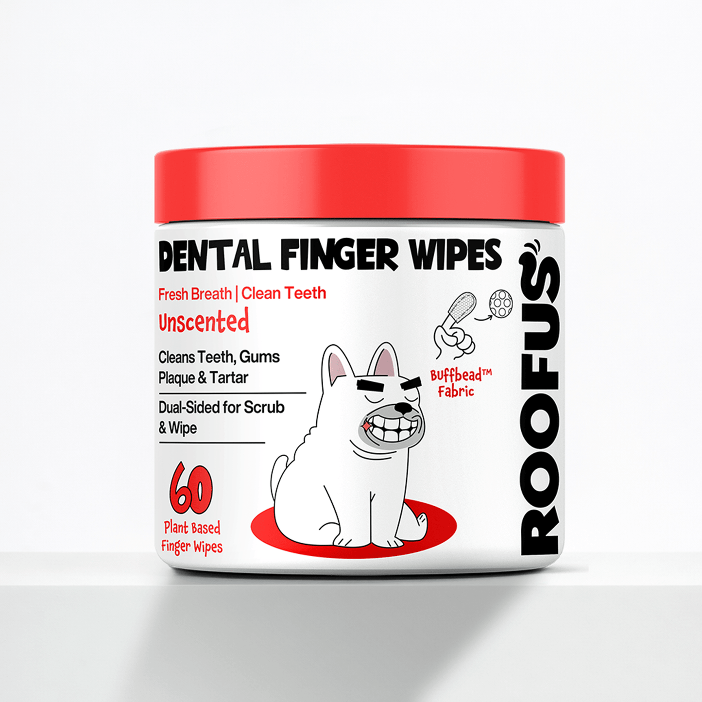 Roofus Dental Wipes (60 Count) - Happy Hounds Pet Supply
