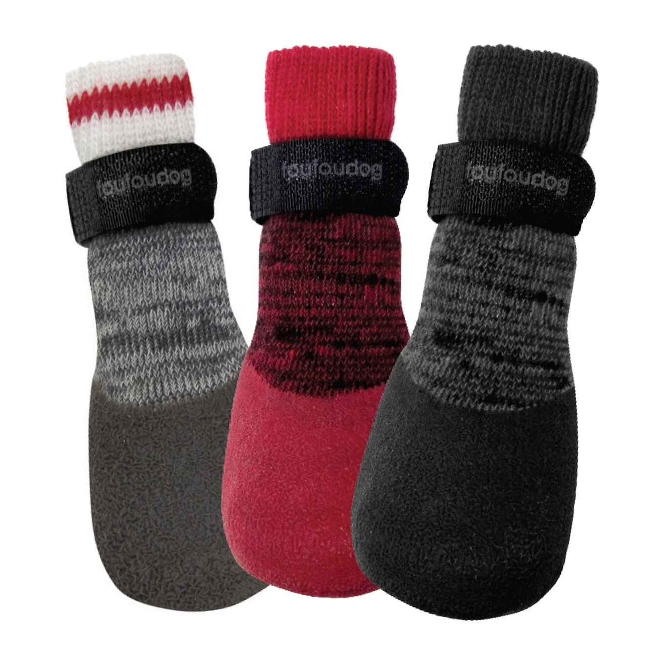 Rubber Dipped Socks with Velcro Strap - Happy Hounds Pet Supply