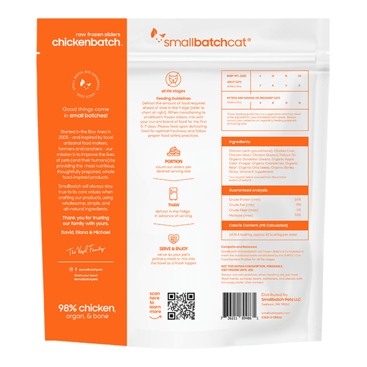 Small Batch Frozen Raw Cat Food - Happy Hounds Pet Supply