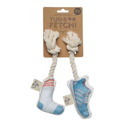 Speckle and Spot by Ore’ Originals - Mini Dog Toy Set | Shoe & Sock - Happy Hounds Pet Supply