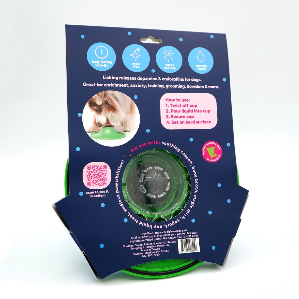 Stashios Soothing Saucer - Happy Hounds Pet Supply