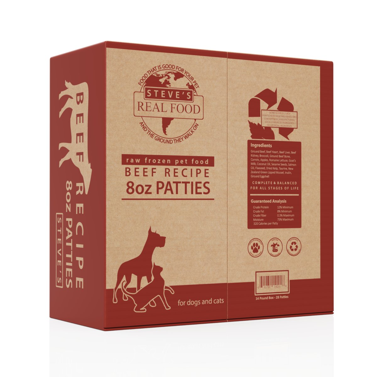 Steve's Real Food Raw Frozen Dog and Cat Food - Happy Hounds Pet Supply