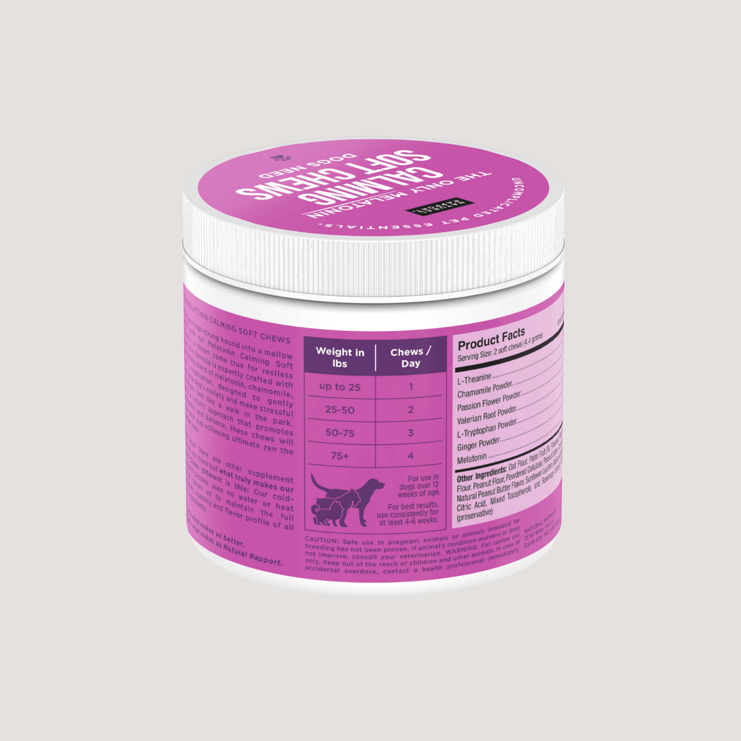 The Only Melatonin Calming Soft Chews Dogs Need - Happy Hounds Pet Supply