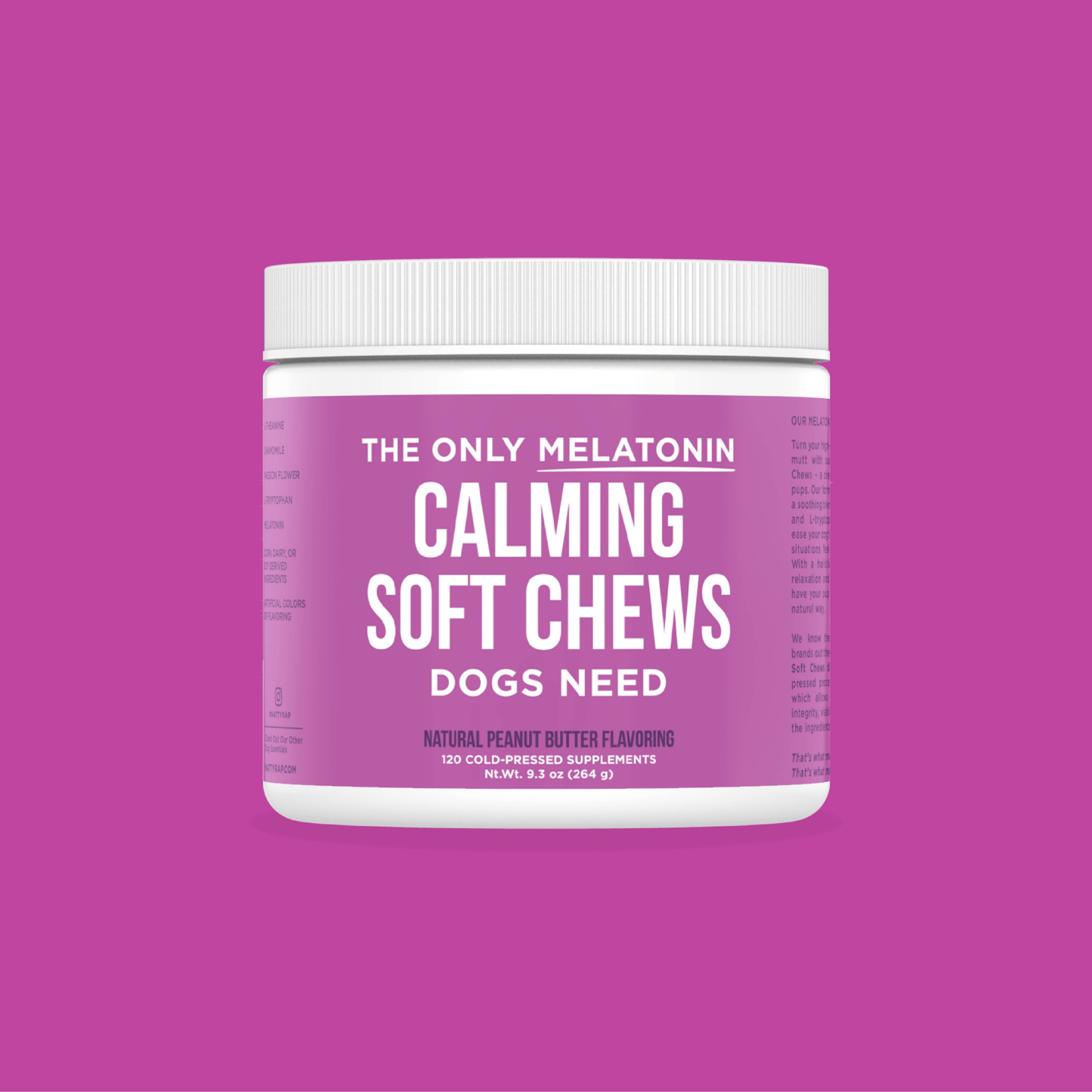 The Only Melatonin Calming Soft Chews Dogs Need - Happy Hounds Pet Supply