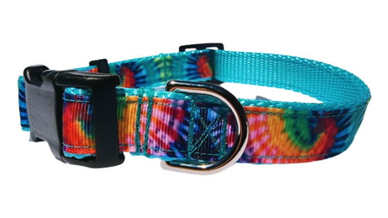Tie - Dye Dog Leash 3/4" wide - Happy Hounds Pet Supply