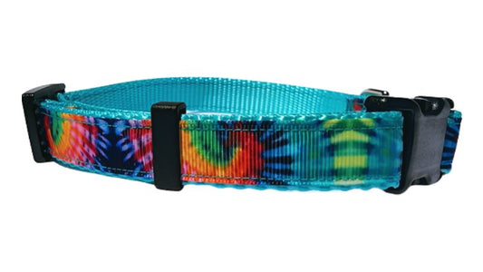 Tie - Dye Dog Leash 3/4" wide - Happy Hounds Pet Supply