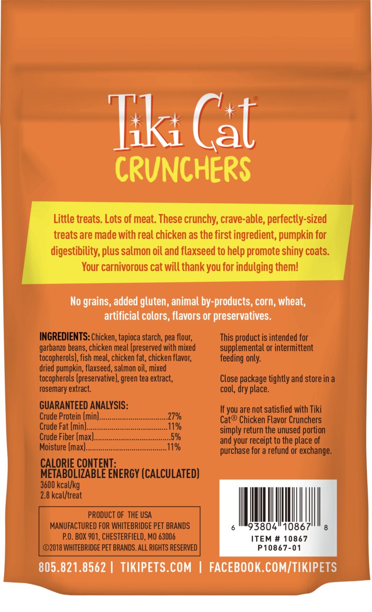 Tiki Cat Crunchers Cat Treats - Happy Hounds Pet Supply