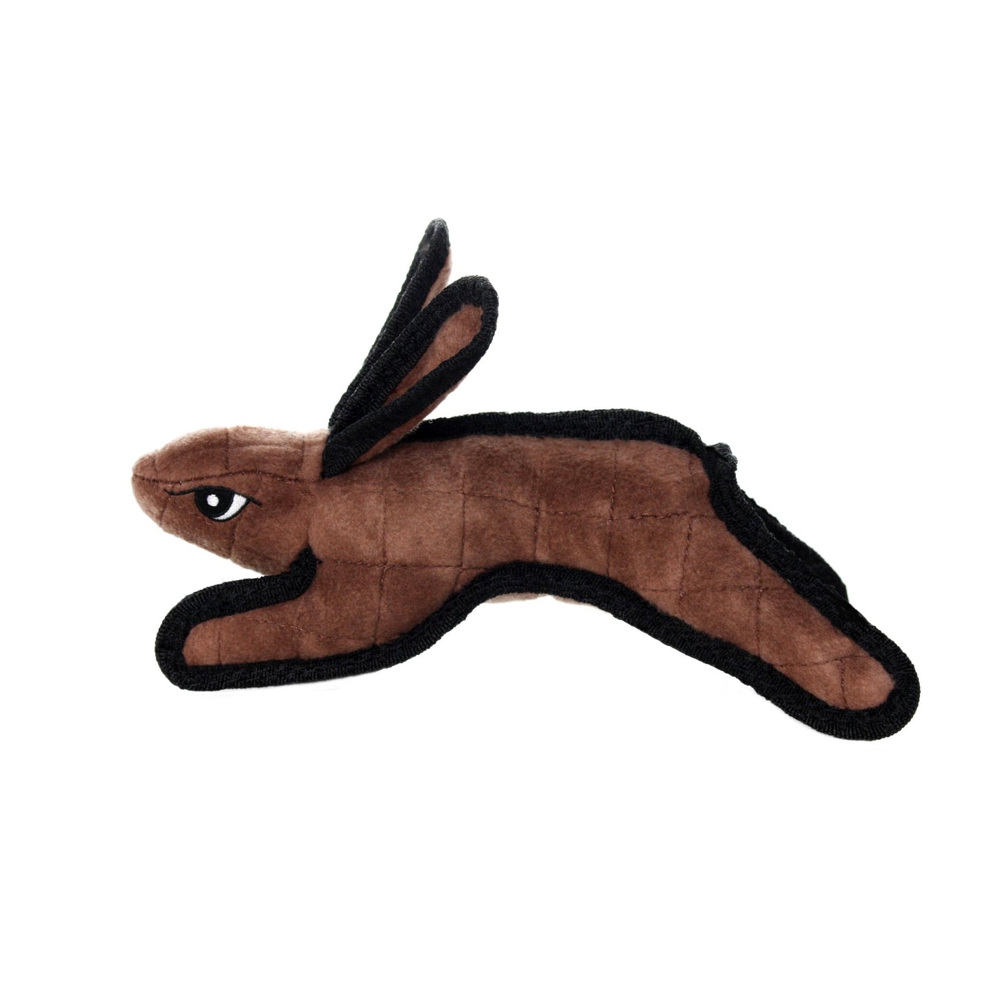 Tuffy Jr Barnyard Rabbit - Brown, Durable, Squeaky Dog Toy - Happy Hounds Pet Supply