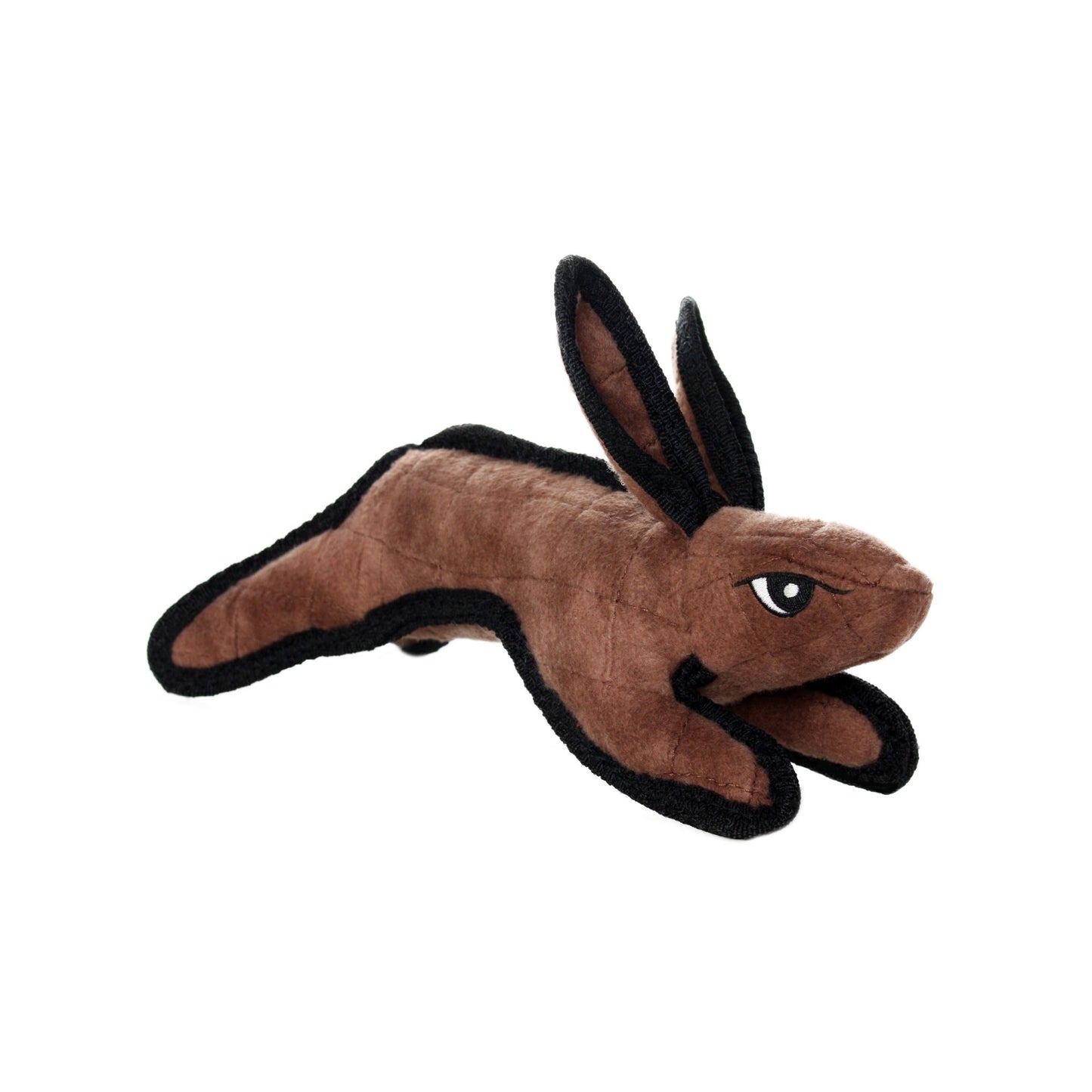 Tuffy Jr Barnyard Rabbit - Brown, Durable, Squeaky Dog Toy - Happy Hounds Pet Supply