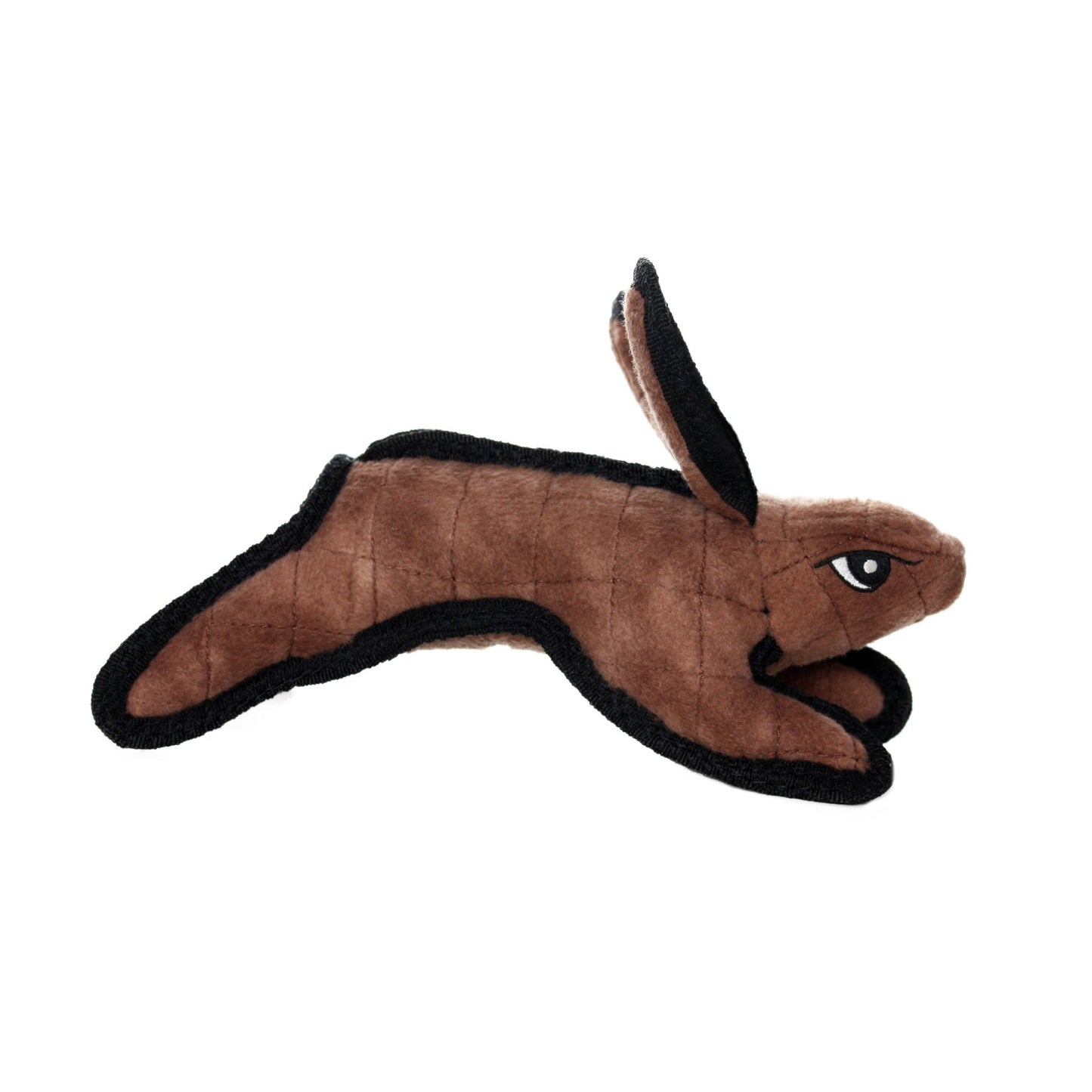 Tuffy Jr Barnyard Rabbit - Brown, Durable, Squeaky Dog Toy - Happy Hounds Pet Supply