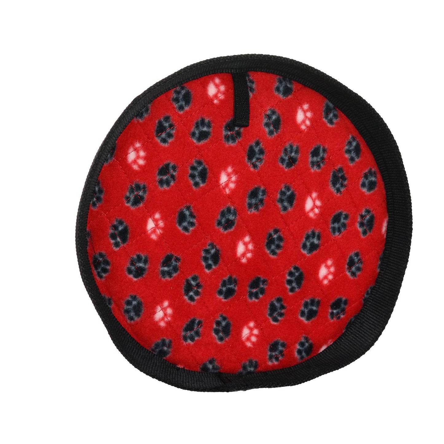 Tuffy Ultimate Flyer - Red Paw, Durable, Squeaky Dog Toy - Happy Hounds Pet Supply