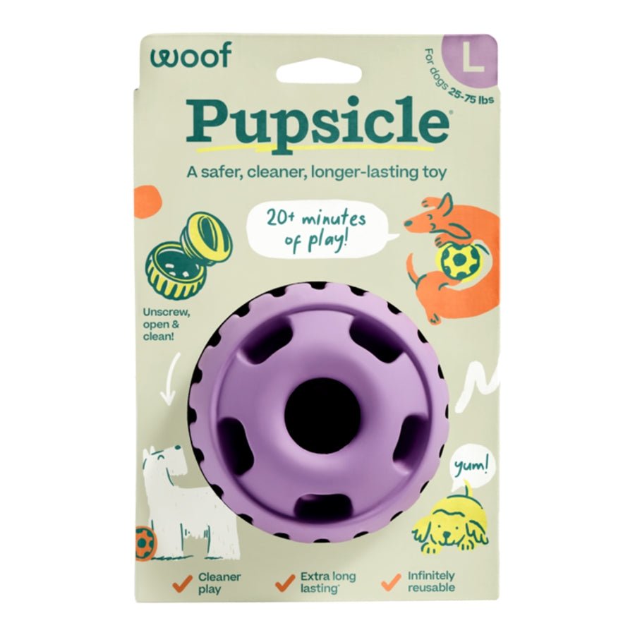 Woof Pupsicle Freezable Treat Dispenser - Happy Hounds Pet Supply