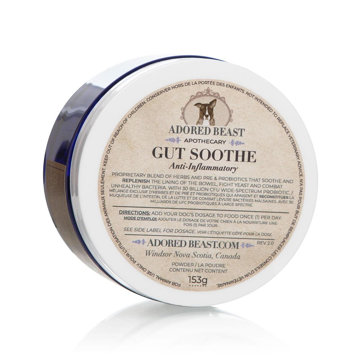 Adored Beast Gut Soothe Pre/Probiotics for Dogs 153g CANINE