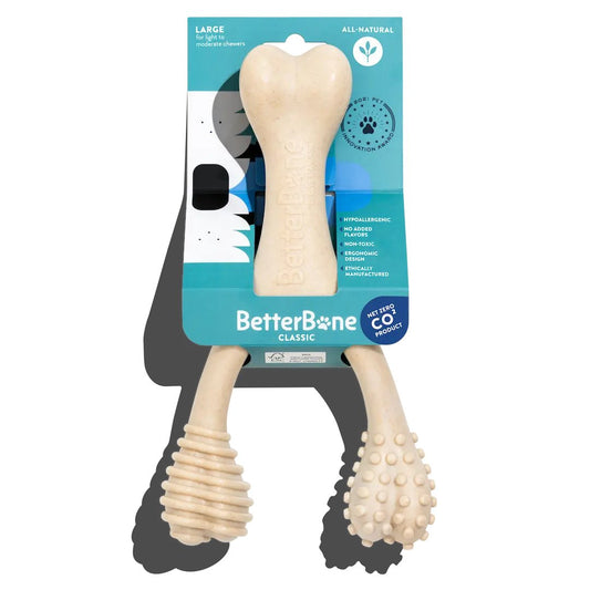 BetterBone - CLASSIC All Natural, Eco, Safe on teeth Chew Toy - Happy Hounds Pet Supply