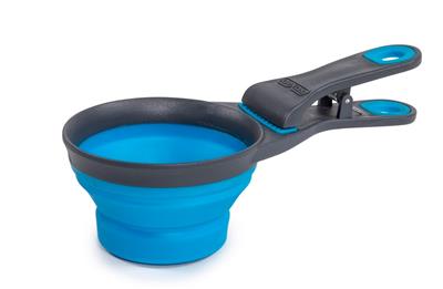Collapsible Clip Scoop Gray