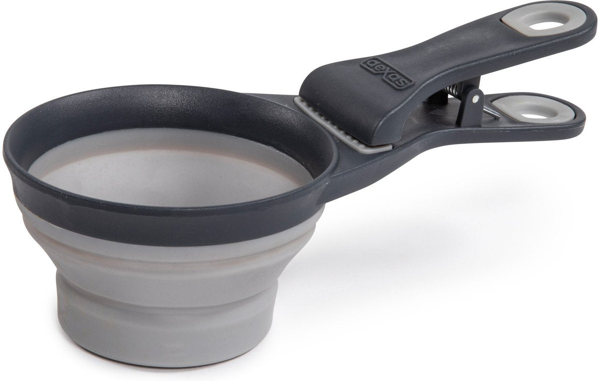 Collapsible Clip Scoop Gray