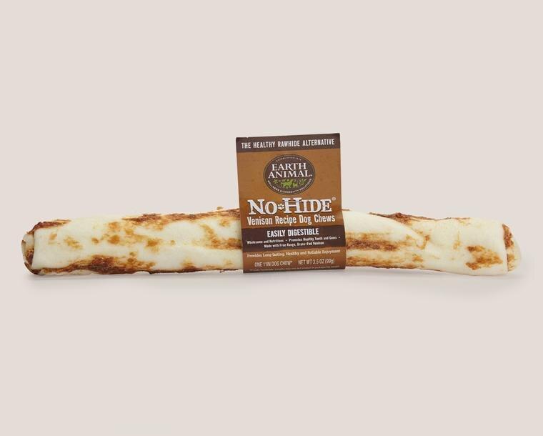 Earth Animal No Hide Chews Singles 11 inch Venison