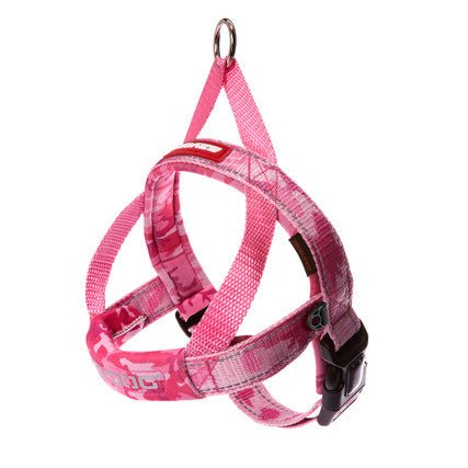 EzyDog Quick Fit Harness Small Pink Camo