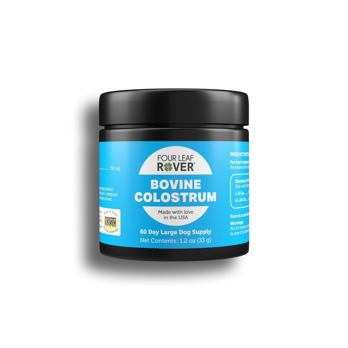 Four Leaf Rover Bovine Colostrum - Happy Hounds Pet Supply