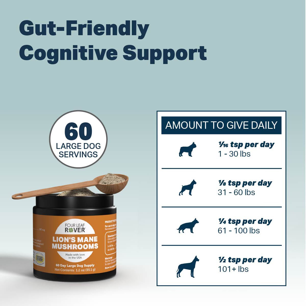 Four Leaf Rover Lion's Mane - Happy Hounds Pet Supply