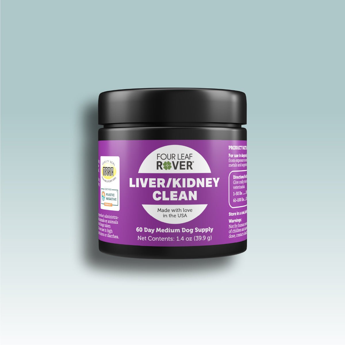 Four Leaf Rover Liver/Kidney Cleanse - Happy Hounds Pet Supply