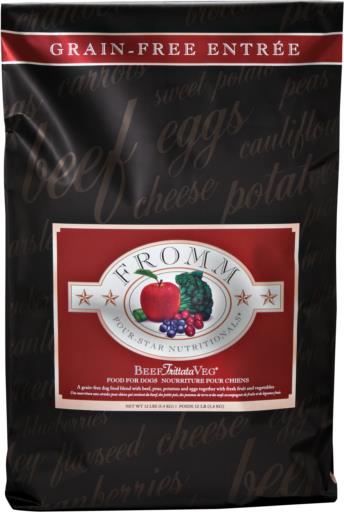 Fromm Four Star Nutritionals Dry Dog Food 26 lb Beef Frittatta Veg