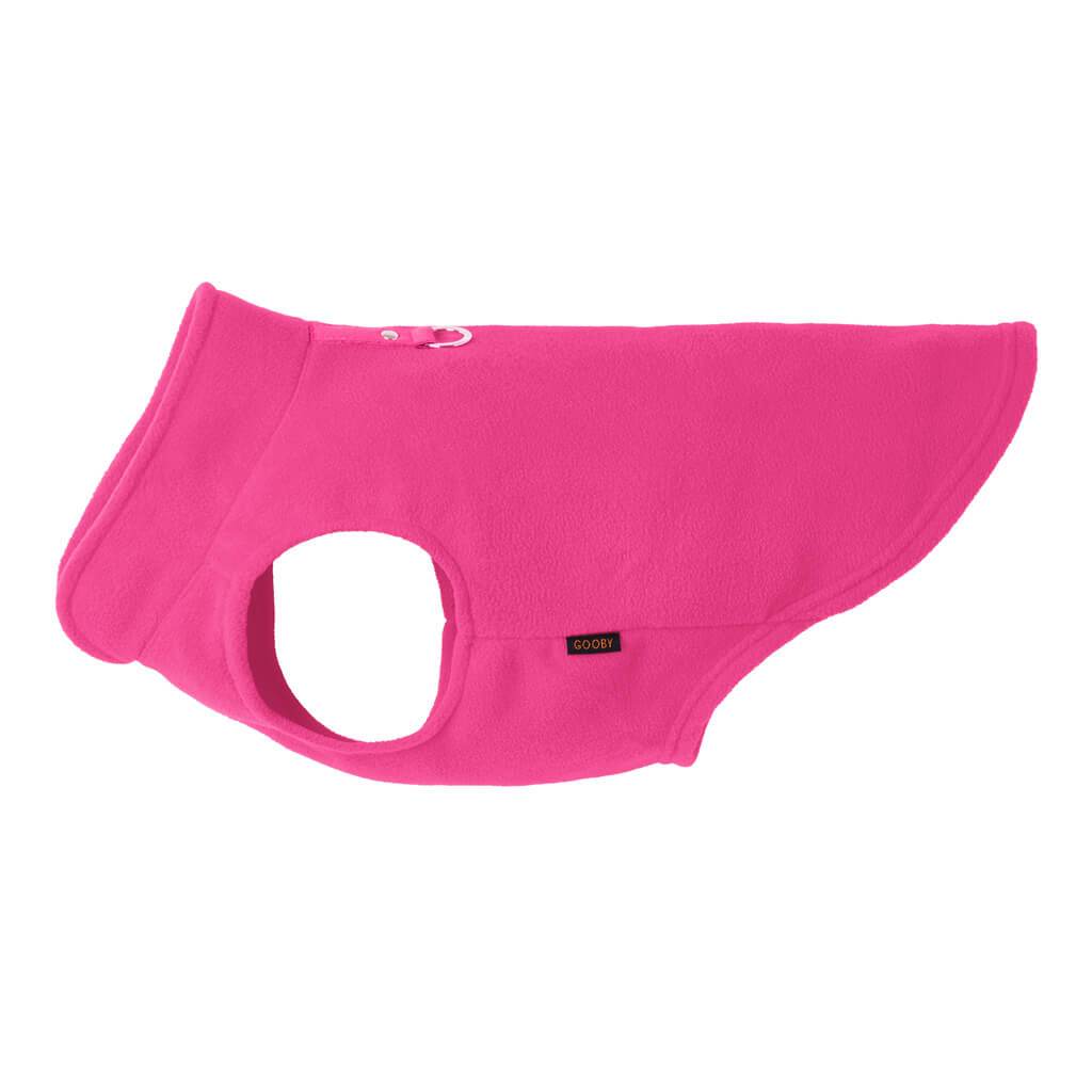 Gooby Fleece Vest with harness Pink