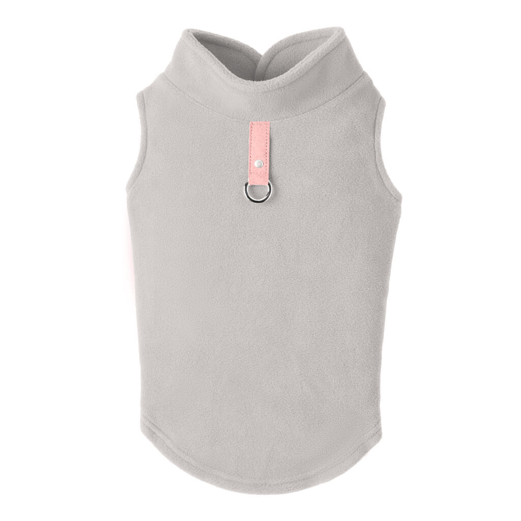 Gooby Fleece Vest with harness