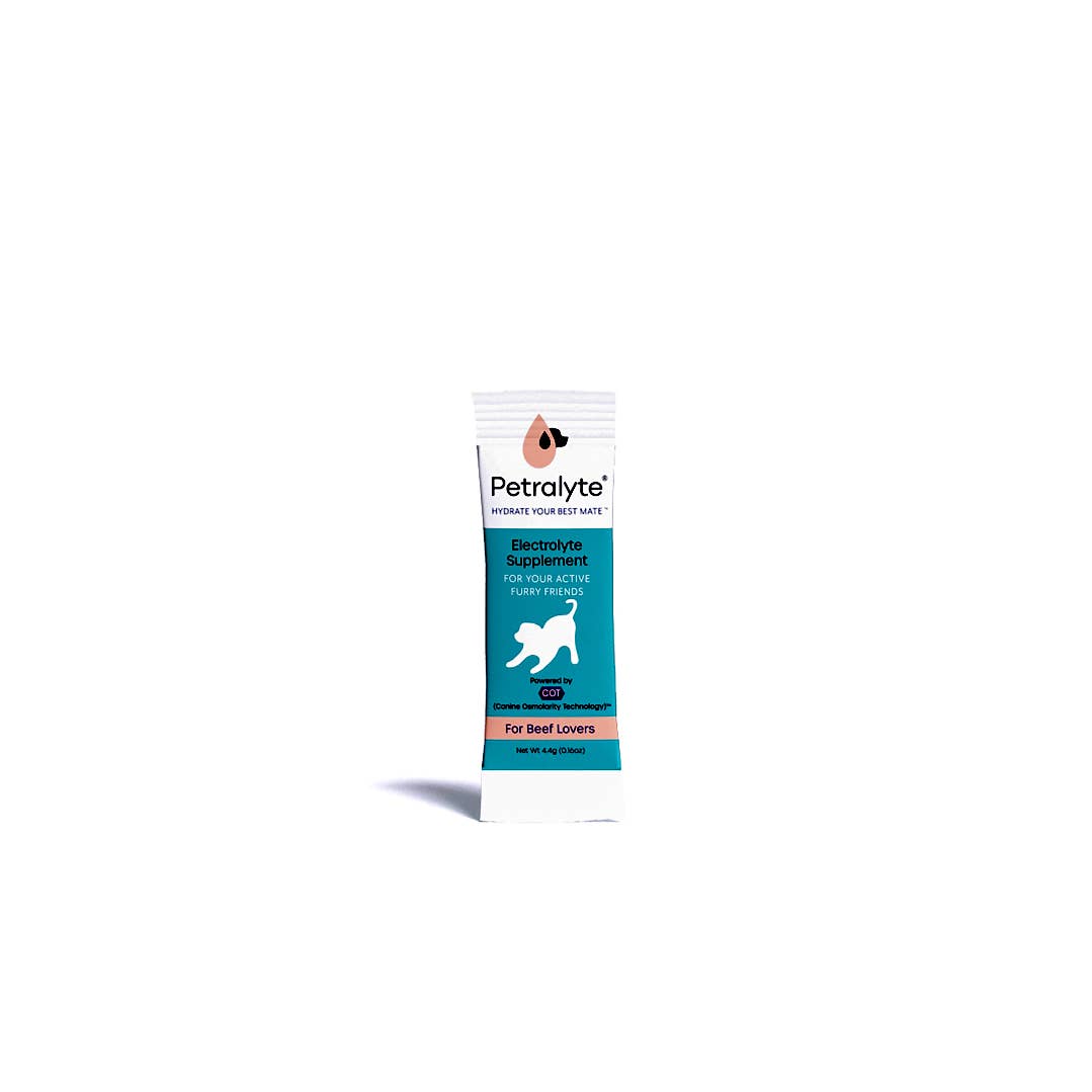 Petralyte Dog Electrolyte Formula Beef Singles