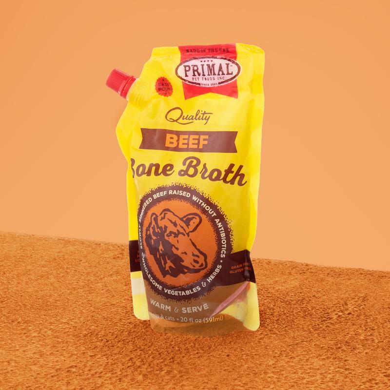 Primal Frozen Bone Broth 20OZ Beef