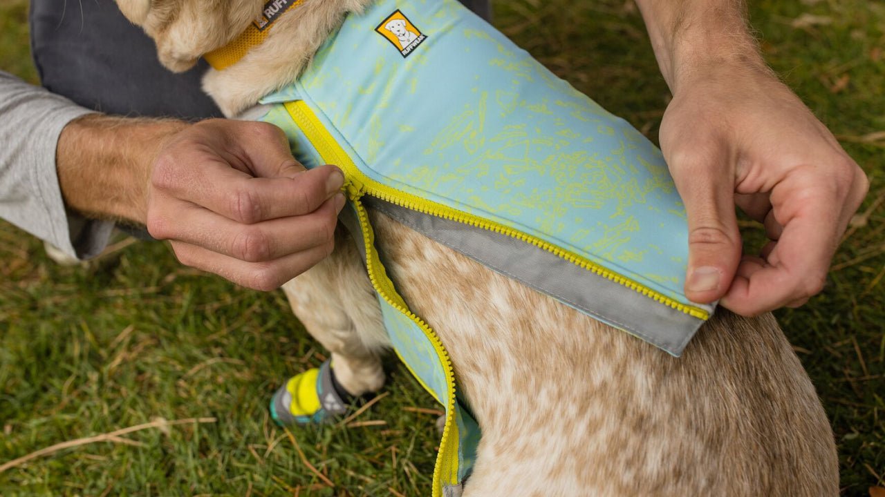 Ruffwear Swamp Cooler Zip Vest Blue Mist