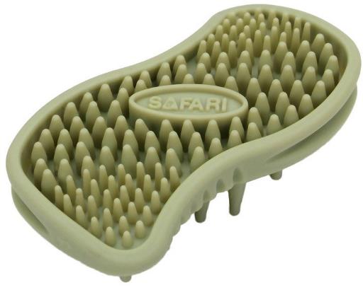 Safari Brushes/Combs Rubber Curry Cat Brush