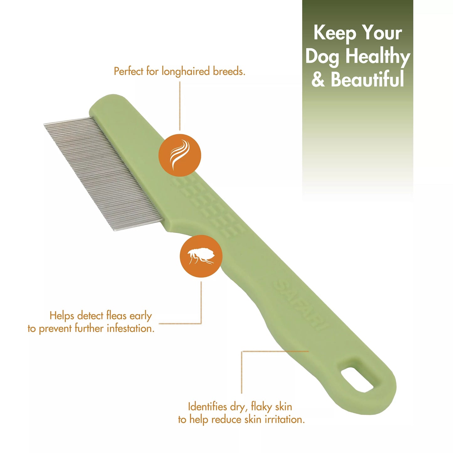Safari Flea Comb Dog Long