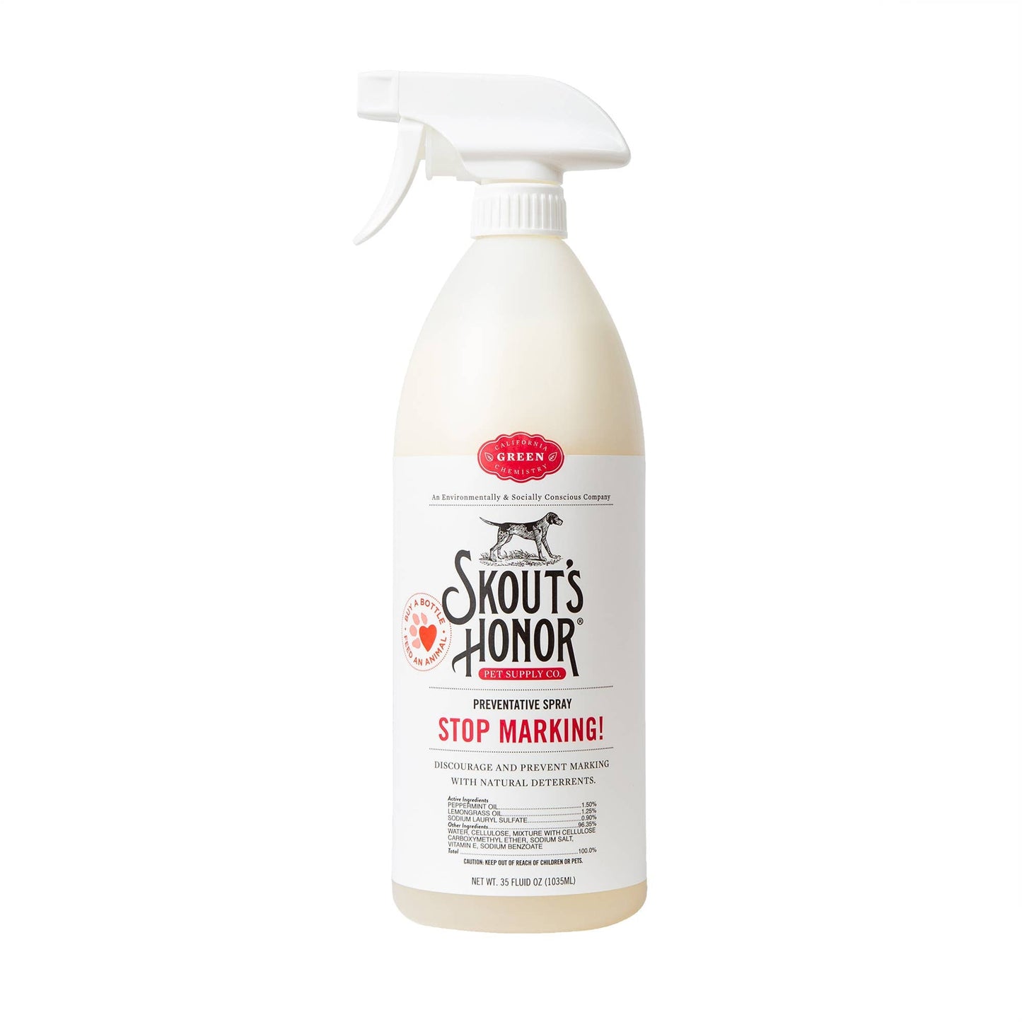 Skout's Honor Stop Marking! Preventative Spray 35oz - Happy Hounds Pet Supply